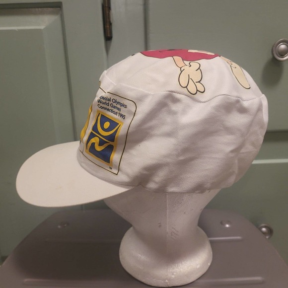 VTG 90s M&M's 1995 Special Olympics Painters Hat Cap Mars Promo Sponsor READ - Picture 5 of 10